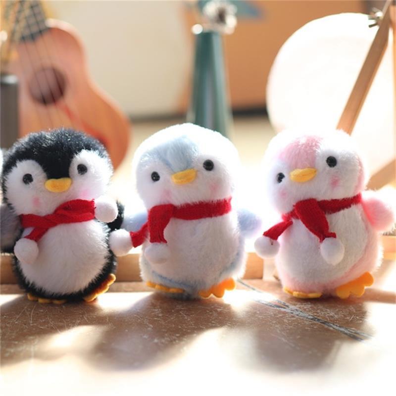 Милый мультяшный пингвин плюшевая кукла рюкзак подвесные украшения сумка брелок кулон девичья милая мягкая игрушка тряпичная кукла детский подарок на день рождения