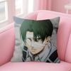 Anime Attack on Titan Levi Ackerman   Cushion Cover Car Throw Pillow Case For Sofa Car Christmas Gift