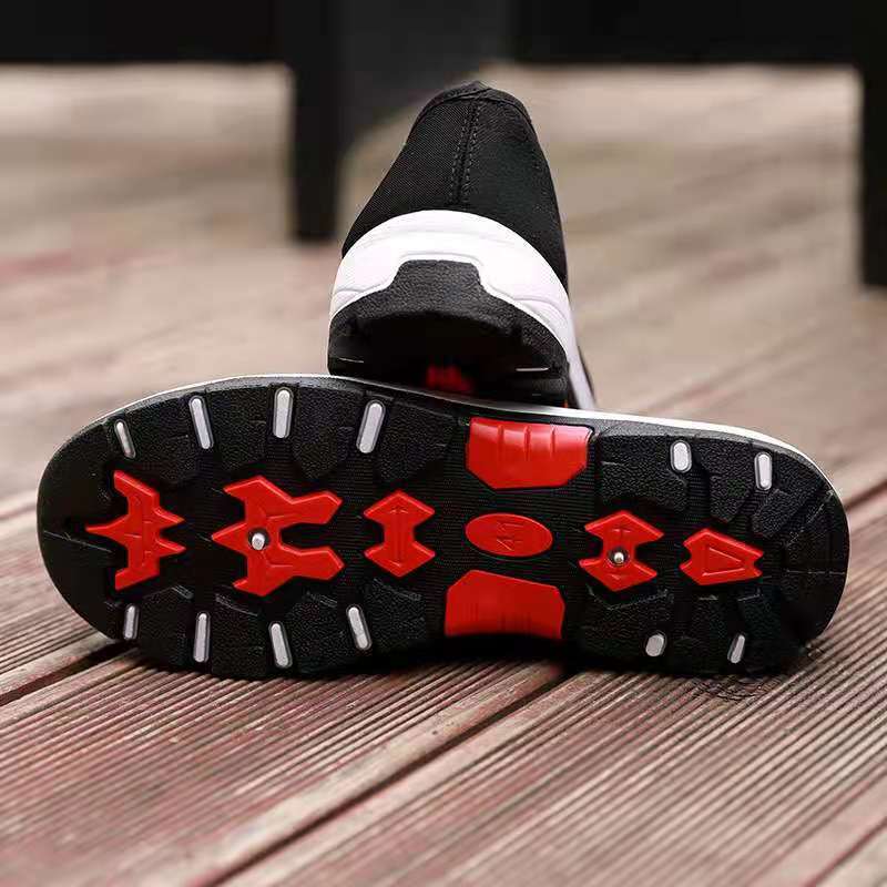 Альпинистское полотенце мужская обувь 2025 лето новая старая пекинская тканевая обувь одна педаль ленивые туфли мужская повседневная обувь