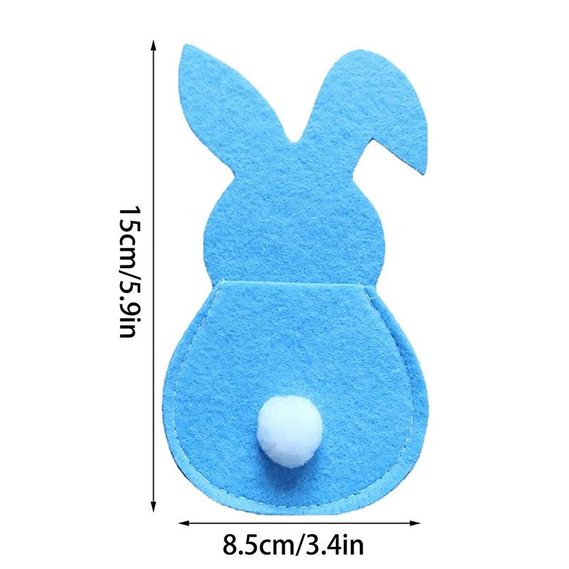 4pcs Easter Day Cartoon Rabbit Home Party Decorations Tableware Accessories Festival Supplies