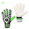 Взрослые Дети Профессиональный Футбол Футбол Вратарь Вратарь Утолщенные ПУ Перчатки ЗащитникЗеленый 6#