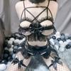 Сексуальное женское белье, сексуальная униформа, соблазнение, страсть, выдолбленное бикини с открытой спиной