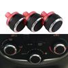 Для Peugeot 206 207 2006 - 2011 для Citroen C2 2007 - 2011 Ручка кондиционера 3 шт. Кнопка-ручка переключателя управления теплом кондиционера