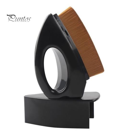 Кисть для тонального крема, портативная, пыленепроницаемая, компактного размера, кисть для нанесения макияжа с плоской головкой, женские подарочные аксессуары