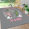 Custom Name "Magical Fantasy Dress" Carpet Rug Customizable Soft Washable Anti-Slip Home Living Room Sofa Mats Personalized Rug. 0909330
