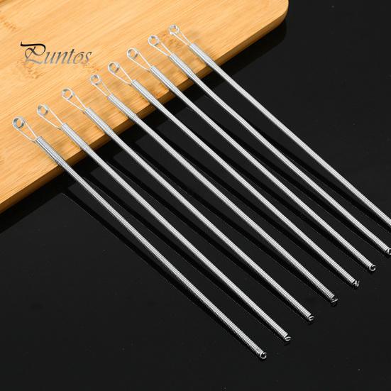 Пружинный нитевдеватель, гибкий, самодельный, зажим для вдевания шнурка, гибкий инструмент для вдевания шнурка в толстовки, шорты, брюки, замена шнурка