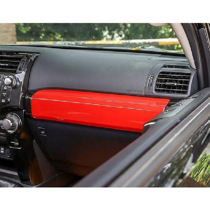 Red Co-pilot Dashboard Panel Cover Trim Decoration For 10+ 4Runner Accessories