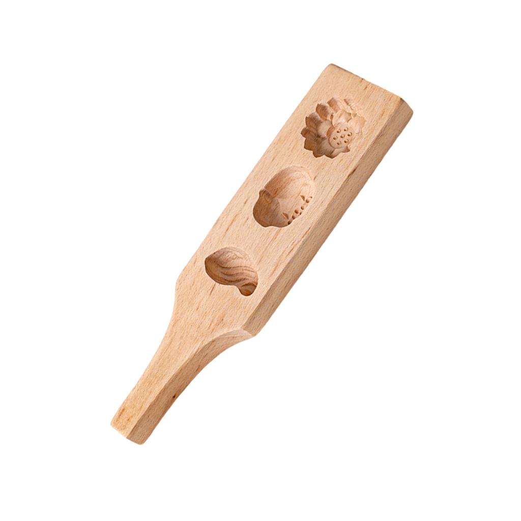 Деревянная 3D форма для лунных пряников в виде лотосов, деревянная форма для выпечки художественной домашней выпечки, традиционная форма для торта из бобов мунг