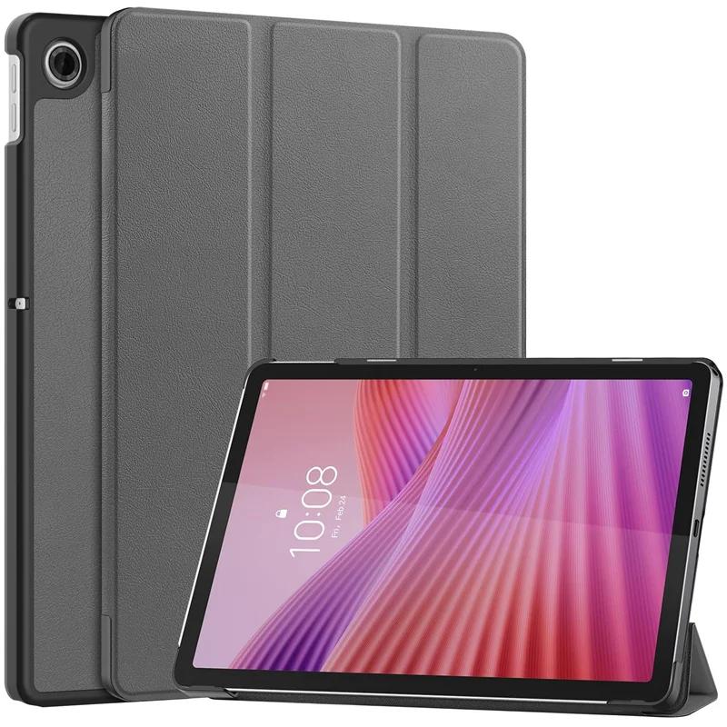 Чехол для Lenovo Tab 10.1 2025 TB-311FU TB-311XU с тройной складкой и магнитом для Tab K10 2-го поколения 10.1 дюйма с функцией автоматического пробуждения/сна