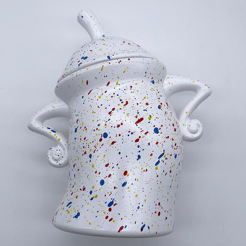 1 шт. кружки из смолы Akimbo, рождественская банка для печенья и конфет, симпатичная банка для хранения продуктов с крышкой, рождественский декор, канистра с настроением для кухни