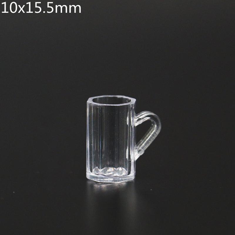 10 шт. мини-чашка для красного вина, имитация мебели, бокал для вина, кубок, декор для кукольного домика