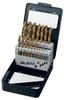 PAOCK Power Sonic Сверла по металлу с титановым покрытием, Набор из 19 шт., THD-19P