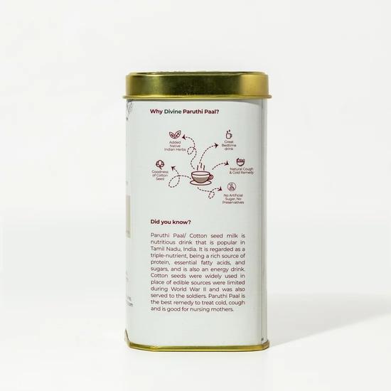 The Divine Foods Paruthi Paal Cotton Seed Latte Mix | Cold-Pressed | Antioxidant-Rich | Supports Heart Health & Cholesterol | 250g