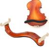 Ongwan Violin Shoulder Rest, 44 and 34, Maple Solid Wood Violin Shoulder Rest, Adjustable with Cotton Pad, Perfect for Beginners and Professional