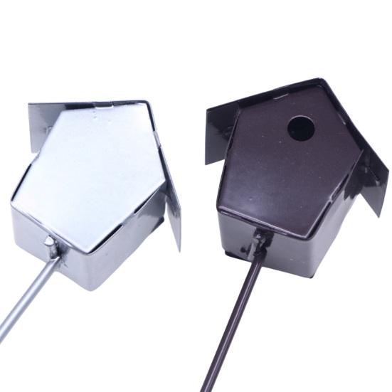 Мини-железный скворечник, реалистичный усилитель сцены, микропейзаж, кукольный домик, поле, деревенская сцена, моделирование скворечника