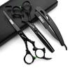 5/6/6.5/7/7.5 Inch Professional Hairdressing Scissors Japan 440C Hairdreser Scissors Barber Shears Set Cutting Thinning Haircut