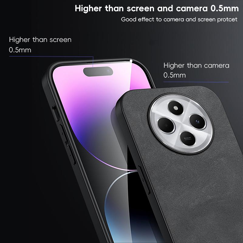 Ретро кожаный чехол для Redmi A1 A3 A5 13 13C 15C 15 Note 10 11 11S 12 13 Pro Max Plus 13R 4G 5G Магнитная беспроводная зарядка Чехол