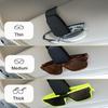 Sunglass Holder For Car Visor - 2 Pack Magnetic Car Glasses Holder Clip, Leather Eyeglass Holder For Car, Universal Vehicle Sunglasses Hanger
