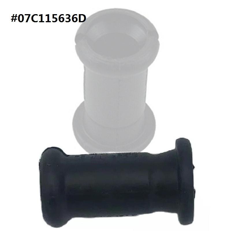 1Pc Black Plastic Car Oil Dipstick Guide Bush Sleeve Replacement 07C115636D for Bentley Continental 2004- GT Gtc Flying Spur