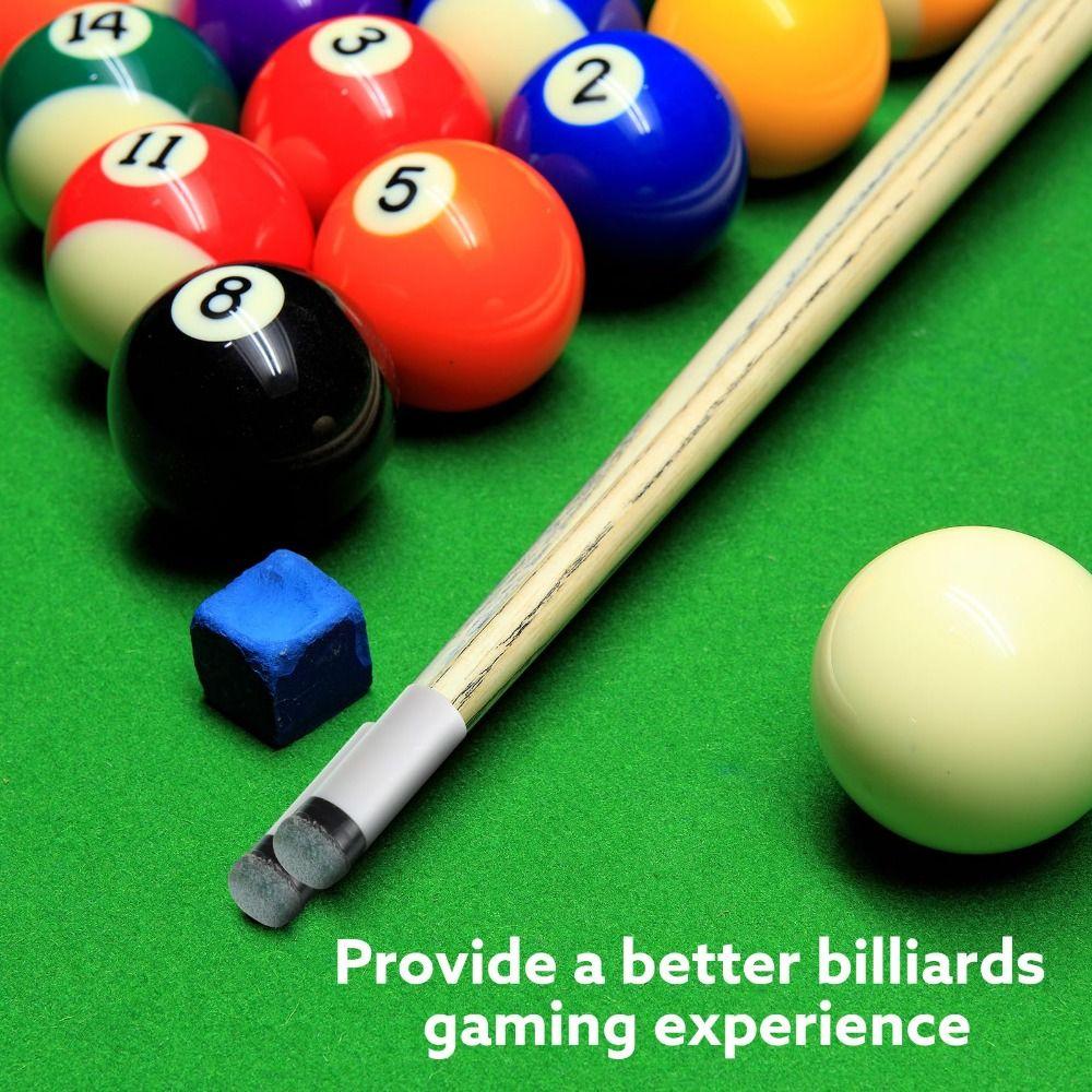 10 Sets Brass Screw Pool Cue Stick Tips 12mm/13mm Billiards Head Cover Snooker Supplies