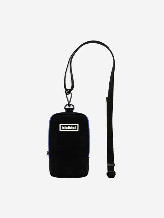 KINIKINI SIGNATURE CROSS POOP BAG-ЧЕРНЫЙ/СИНИЙ