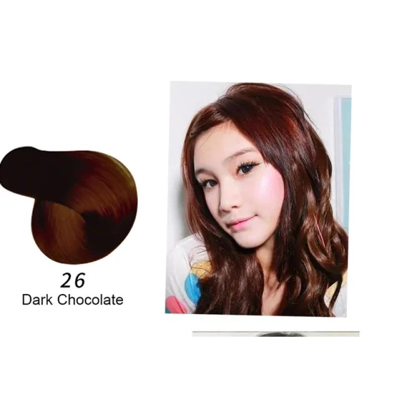 Натуральный шампунь для быстрой окраски волос, окрашивающий аргановое масло, темно-коричневый цвет, шампунь для окрашивания седых волос Mokeru argan