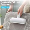 Pet Hair Unloading Roller Dog and Cat Fur Oil Remover with Self-cleaning Foundation Effective Animal Hair Removal Tools