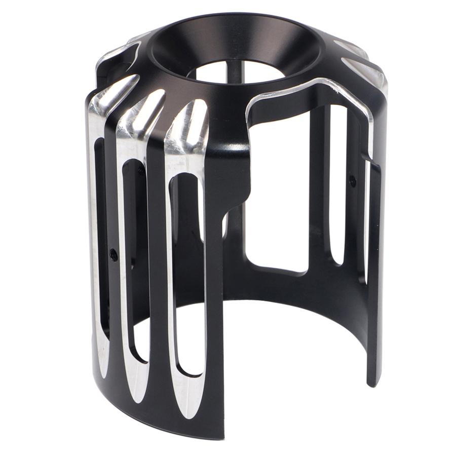 Черная крышка-накладка на масляный фильтр с ЧПУ для Harley Touring Street Electra Glide