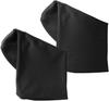 ZABUSHION Zabuchon [Cover Set] Outer and Inner Covers for Floor Cushions, Washable, Non-Slip, Black (Genuine Cover)