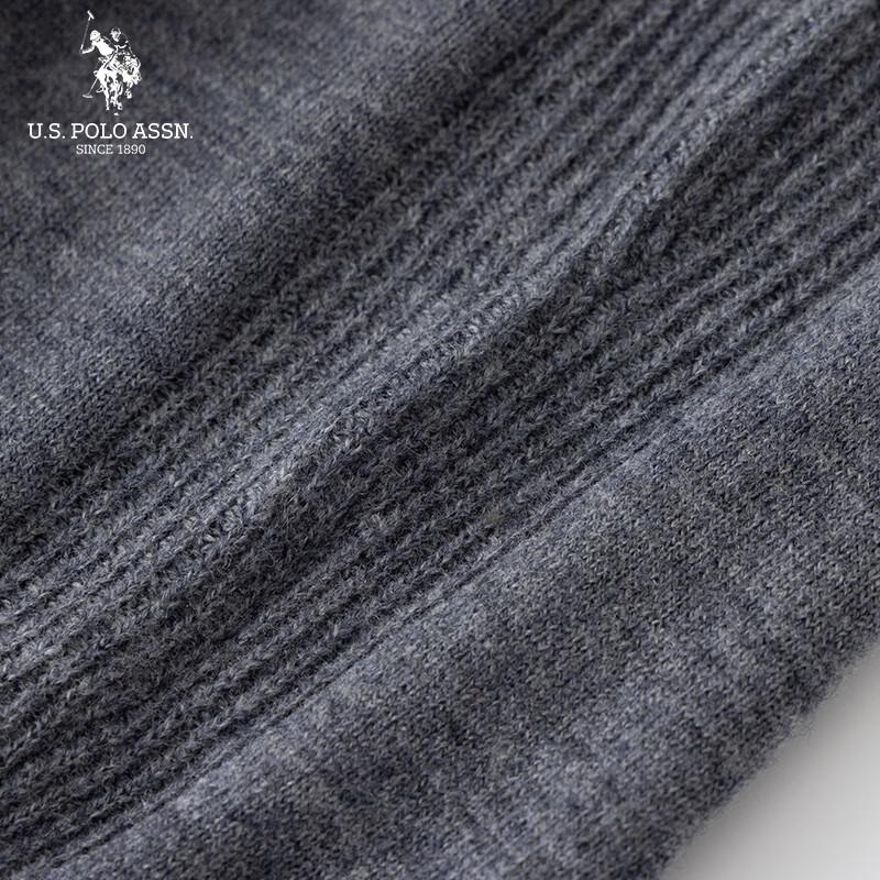 U.S. POLO ASSN. Men's Premium Wool Crewneck Sweater