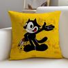 Classic FFelix the CatS Cushion Cover Breathable and skinfriendly linen pillowcase square removable and washable cushion