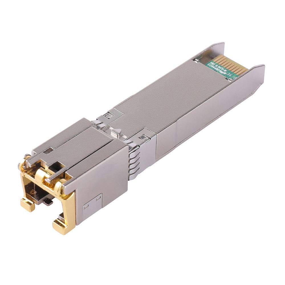 1 упаковка 10GBASE-T SFP+ на RJ45 Медный Модуль Mini-GBIC Трансивер для Cisco SFP-10G-T-S, Ubiquiti UF-RJ45-10G, Netgear, Mikrotik, D-Link, Supermicro, L