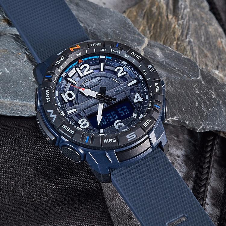 Casio Мужские часы PRO TREK Черные PRT-B50-2PR PRT-B50-2PR