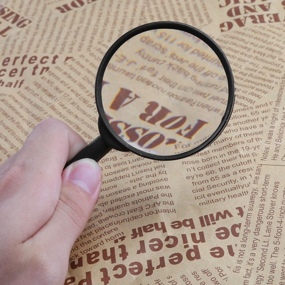 Learning Tool Reading Magnifiers Exploration Learning Toys Magnifying Glass 3x Hand-Held Magnifiers