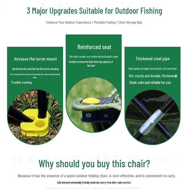 Tri-polarTP8805 Outdoor Portable Folding Stool