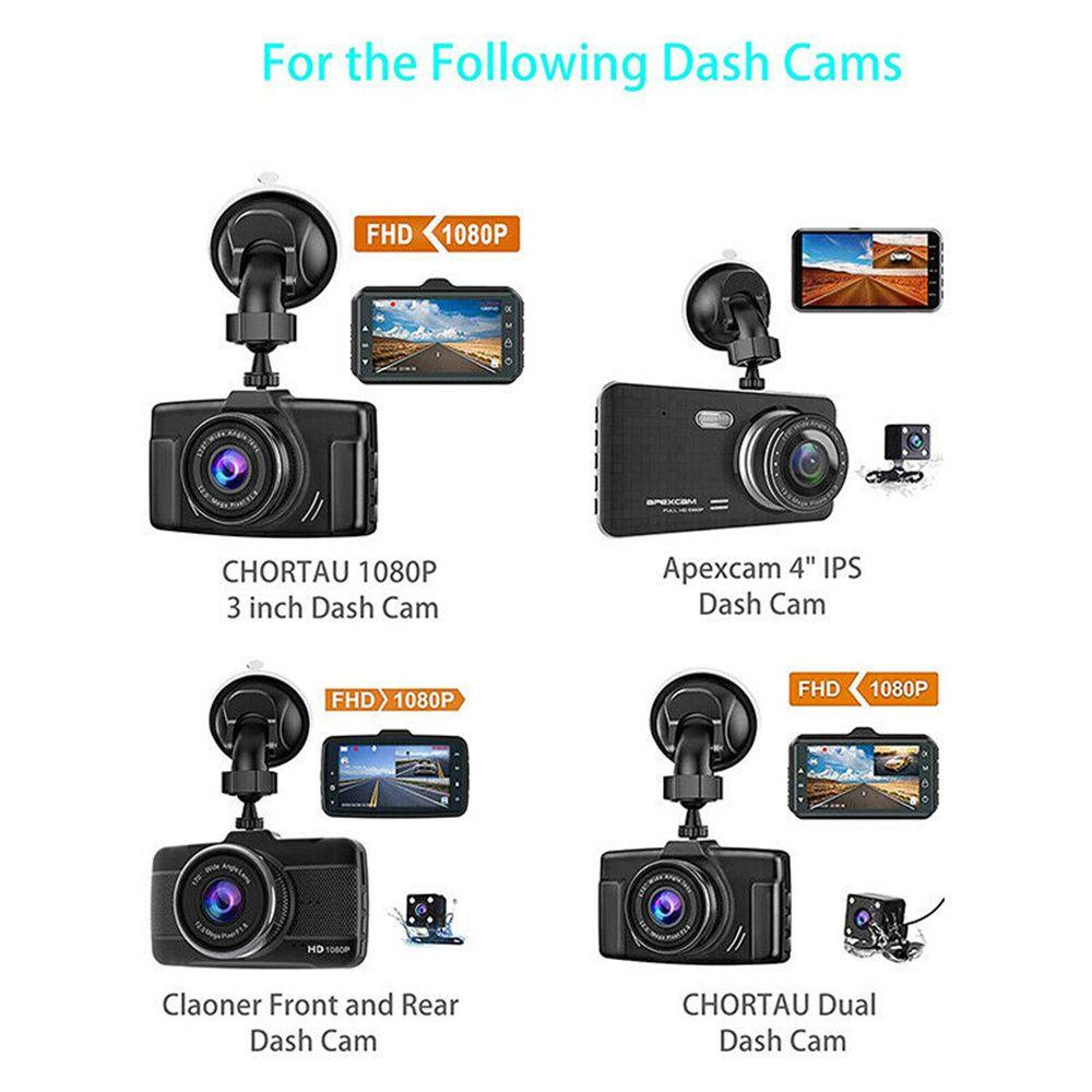Car Mounted Base Connector Dash Cam Holder Recorder Bracket Camera Stand Suction Cup
