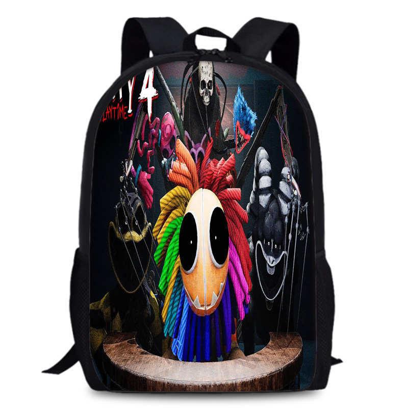 Poppy Chapter Playtime 4 Durable Bookbag 15in Laptop Anime Backpack Oxford
