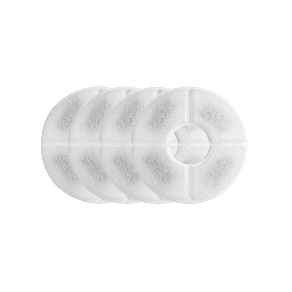 4pcs Pets Cat Water Fountain Filters Replacement Filters for Flower Fountain Cat Water Fountain Water Dispenser