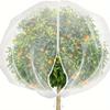 PE Material Fruit Tree Protective Net Bags with Zipper and Drawstring -Bird, Pest and Deer Barrier Net-insect and Cicada Protection Net