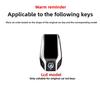 For BMW 5 6 7 8 Series X3 X4 X5 X7 G30 G31 G32 G11 G12 G70 G01 G02 G05 G07 Carbon Fiber LCD Screen Car Key Fob Case Cover Chain OBTLU1