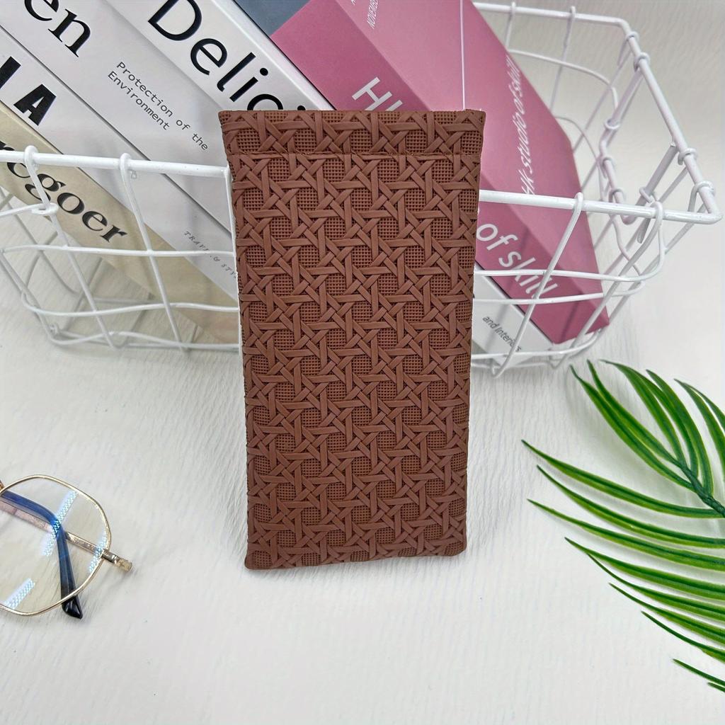 Портативный чехол для солнцезащитных очков Squeeze Top - мягкий кожаный чехол для солнцезащитных очков, простой в использовании чехол для очков