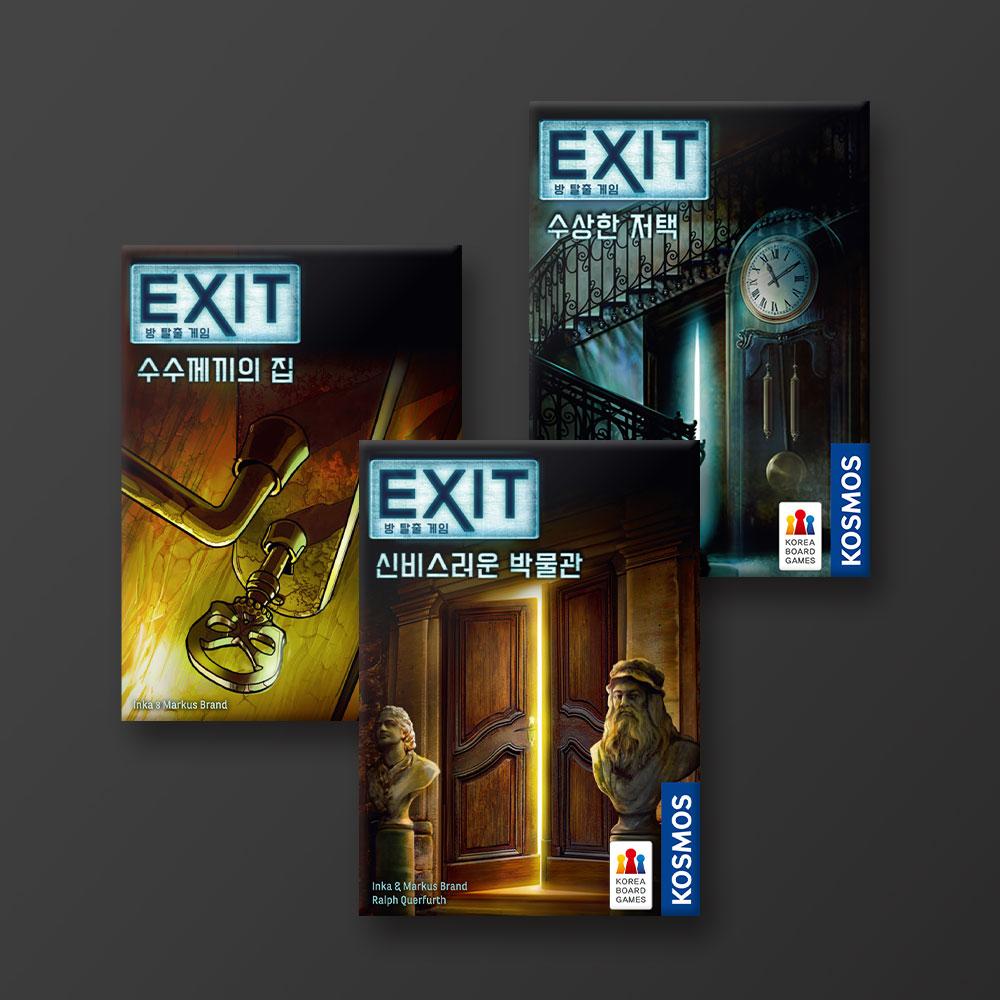 Набор для игры EXIT: Зловещий особняк, Дом загадок и Таинственный музей