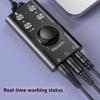 Plug and Play USB 7.1-канальная внешняя звуковая карта, конструкция из ABS и ПВХ, для игр и музыкального продакшена