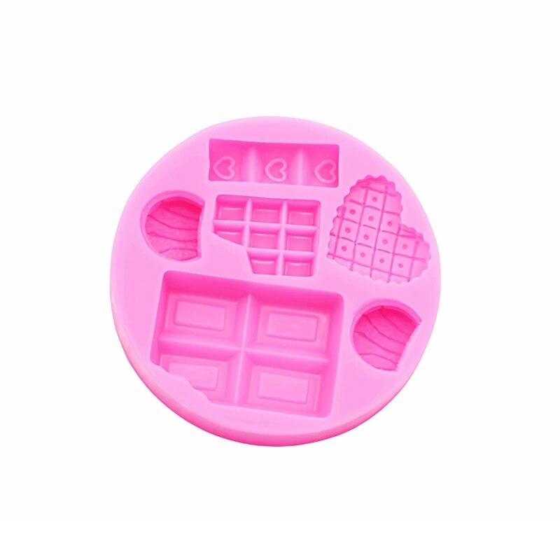 DIY Cartoon Ice Cream Candy Candy Cakes Silicone Mold Handmade Chocolate Crafty Cakes Dessert Decoration Baking Gadgets Mold