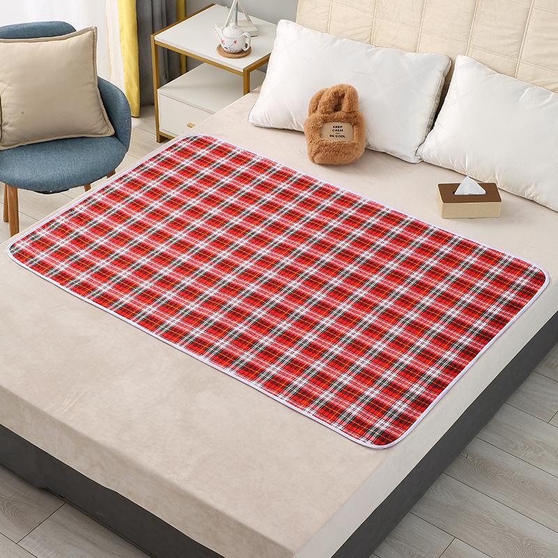 Menstrual Leak-Proof Pad Urine Mat Elder Incontinence Pad Bed Protector Adult Diaper Nappy Beding Sheet Cloth Breathable Waterproof Washable Mattress