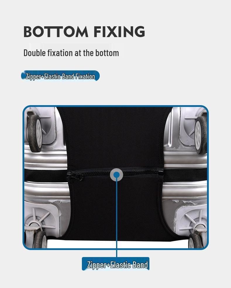 Elastic, Wear-Resistant Suitcase Cover for 24-30 Inch Luggage