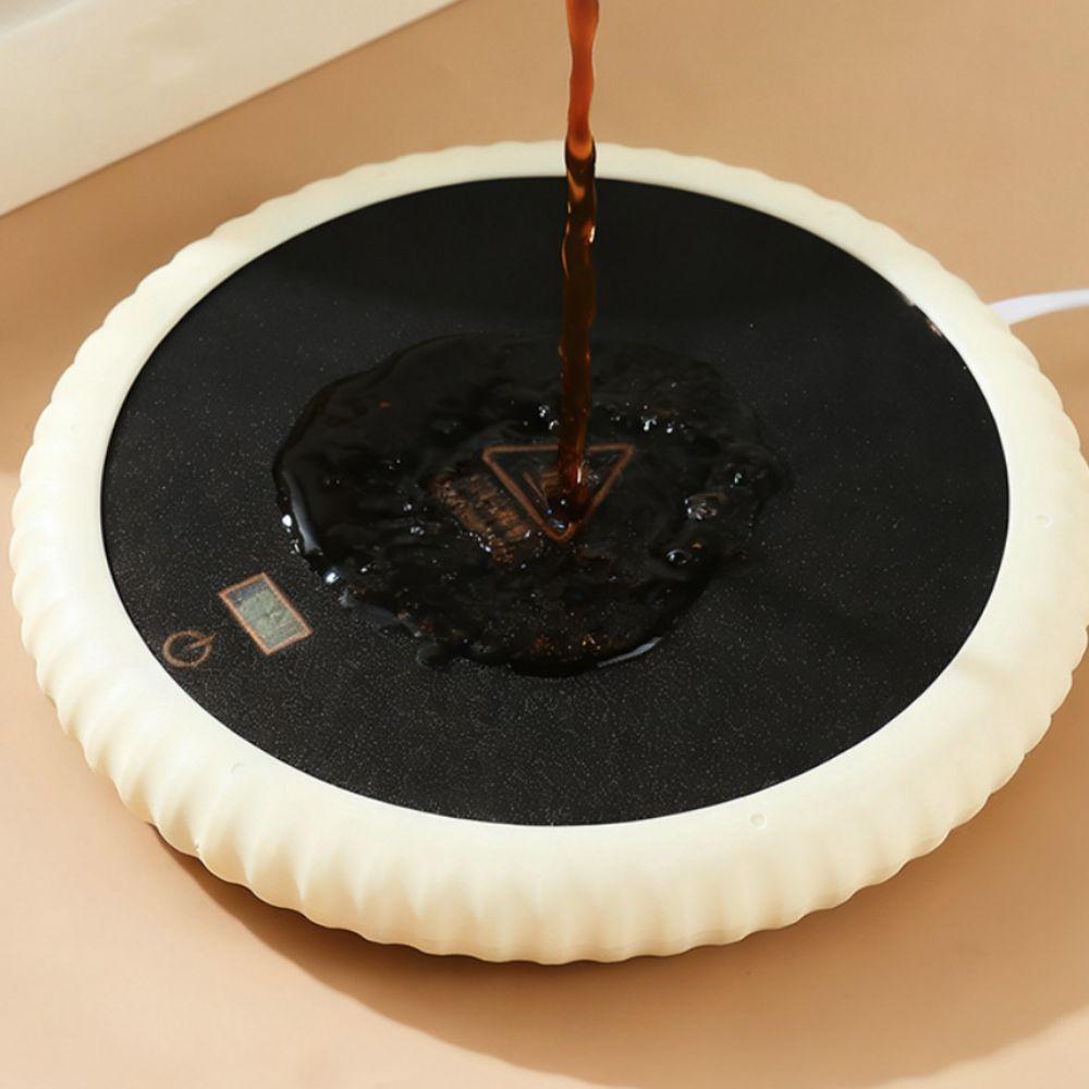 Intelligent Touch Control Dish Heating Plate Round Coaster Warmer Cat Bowl Heater  Winter