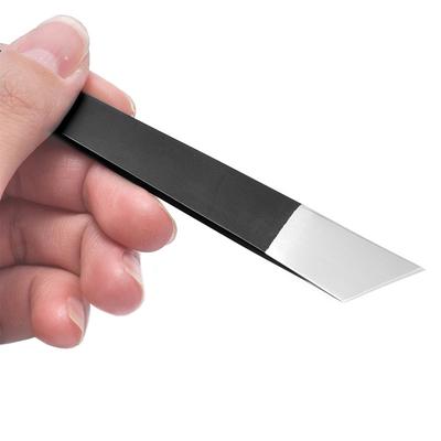 Острый кожаный нож для зуботочения Инструменты DIY Кожаный безопасный нож для резки Отрезанные тонкие ножи Прореживание траншеи Профессиональный скульптурный нож
