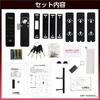 Цифровой дверной замок Lockman Japan, тонкий вертикальный тип, совместим со сдвижными дверями, с ключом для экстренной ситуации, запись истории, управление картой/PIN-кодом, LC-505TA-