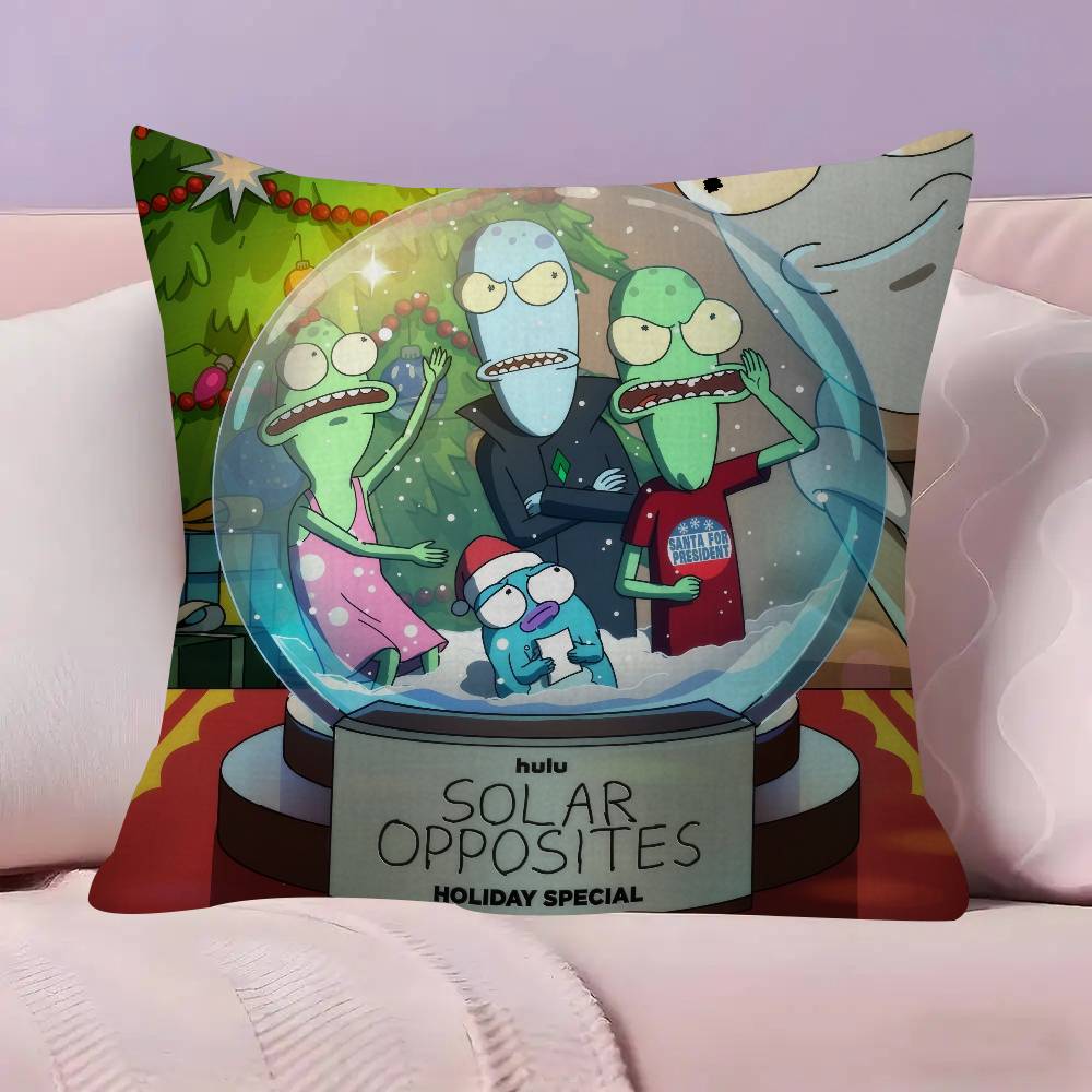 Anime Solar O-Opposites Personalized Pillow Cover Kids Bedroom Wild Party Decor Pillowcase Kid Birthday Shower Gift
